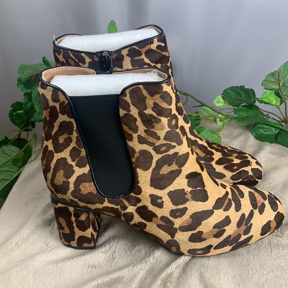 Azura Italian Fashion RokNRol Leopard Print Bootie Boots - Picture 7 of 17